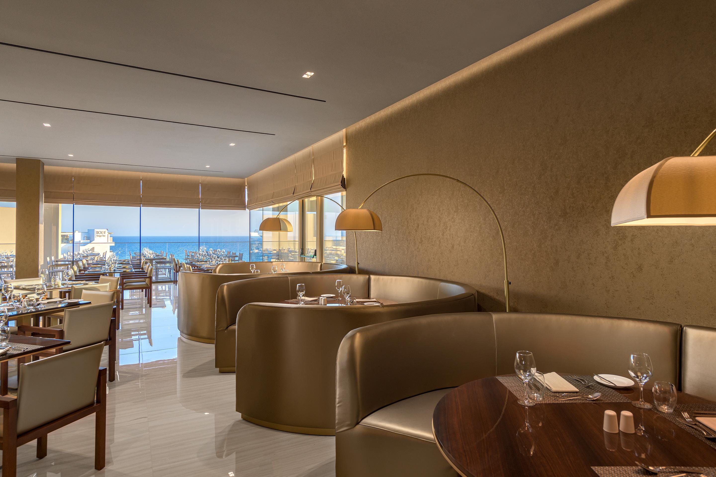 ホテル Amarande (Adults Only) アヤナパ エクステリア 写真 The interior of the restaurant